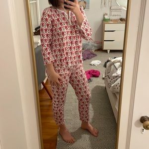 GOOD CONDITION ROBERTA ROLLER RABBIT MONKEY PJ SET